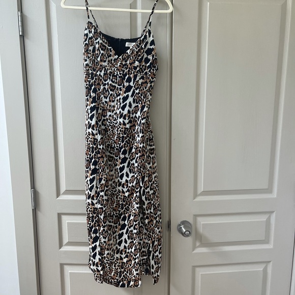 Honey Punch Leopard Animal Print Dress - Picture 2 of 3
